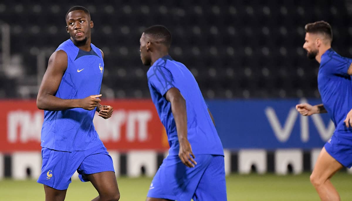 Marcus Thuram et Théo Hernandez s'expriment à Paderborn en conférence de presse